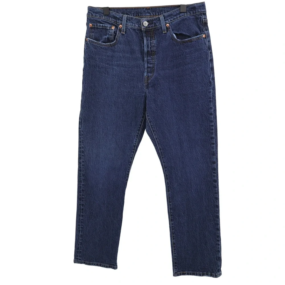 Levi's 501 Original Fit Jeans Dark Wash Mens 33x30 (Inseam measures 29